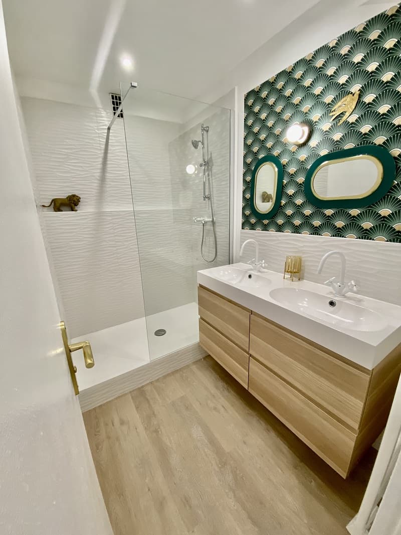 Salle de Bain Élégante – rénovation Salle de bain à Lyon